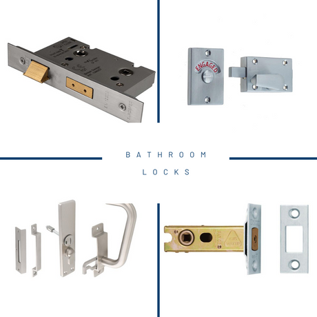 This is an image showing range of bathroom locks