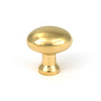 This is an image of From The Anvil - Polished Brass Moore Cabinet Knob - 32mm available to order from T.H. Wiggans Ironmongery in Kendal.