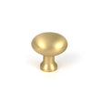 This is an image of From The Anvil - Satin Brass Moore Cabinet Knob - 25mm available to order from T.H. Wiggans Ironmongery in Kendal.