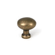 This is an image of From The Anvil - Burnished Brass Moore Cabinet Knob - 25mm available to order from T.H. Wiggans Ironmongery in Kendal.