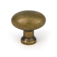 This is an image of From The Anvil - Burnished Brass Moore Cabinet Knob - 38mm available to order from T.H. Wiggans Ironmongery in Kendal.