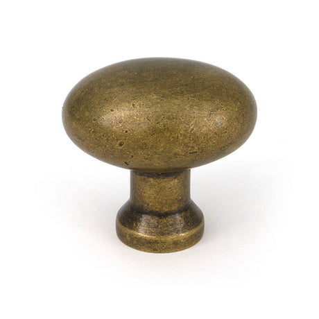This is an image of From The Anvil - Burnished Brass Moore Cabinet Knob - 38mm available to order from T.H. Wiggans Ironmongery in Kendal.