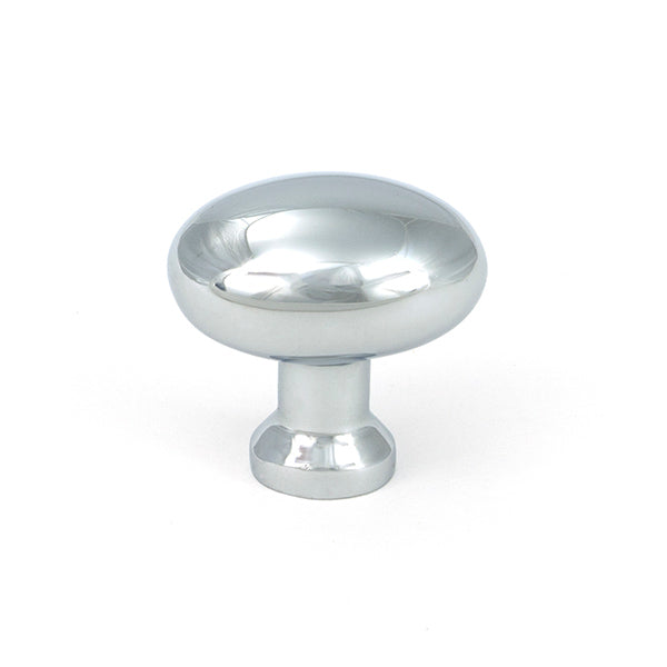 This is an image of From The Anvil - Polished Chrome Moore Cabinet Knob - 32mm available to order from T.H. Wiggans Ironmongery in Kendal.