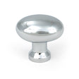 This is an image of From The Anvil - Polished Chrome Moore Cabinet Knob - 38mm available to order from T.H. Wiggans Ironmongery in Kendal.