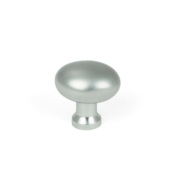 This is an image of From The Anvil - Satin Chrome Moore Cabinet Knob - 25mm available to order from T.H. Wiggans Ironmongery in Kendal.