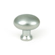 This is an image of From The Anvil - Satin Chrome Moore Cabinet Knob - 32mm available to order from T.H. Wiggans Ironmongery in Kendal.