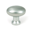 This is an image of From The Anvil - Satin Chrome Moore Cabinet Knob - 38mm available to order from T.H. Wiggans Ironmongery in Kendal.