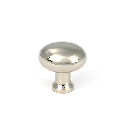 This is an image of From The Anvil - Polished Nickel Moore Cabinet Knob - 25mm available to order from T.H. Wiggans Ironmongery in Kendal.