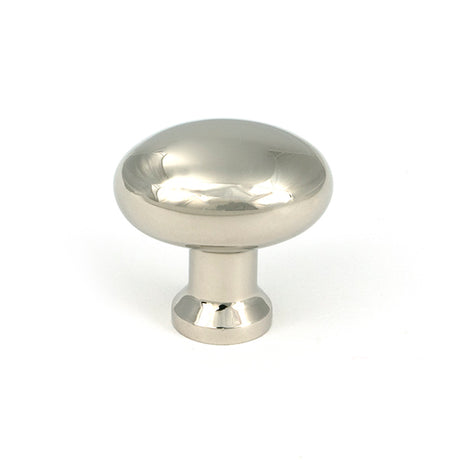 This is an image of From The Anvil - Polished Nickel Moore Cabinet Knob - 32mm available to order from T.H. Wiggans Ironmongery in Kendal.