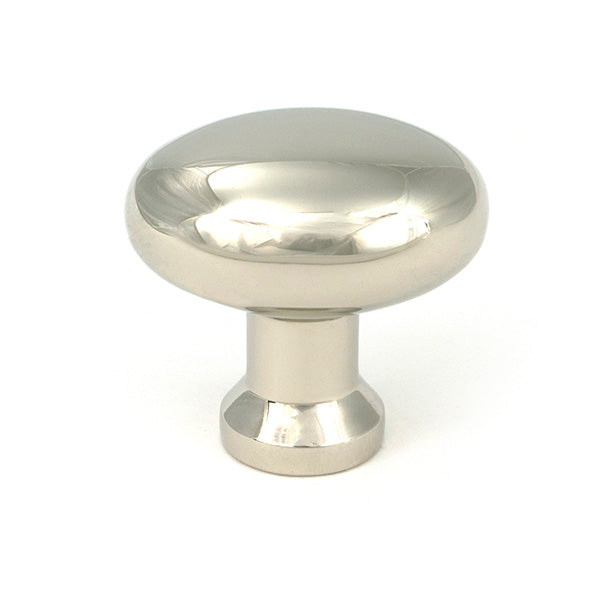 This is an image of From The Anvil - Polished Nickel Moore Cabinet Knob - 38mm available to order from T.H. Wiggans Ironmongery in Kendal.