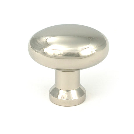 This is an image of From The Anvil - Polished Nickel Moore Cabinet Knob - 38mm available to order from T.H. Wiggans Ironmongery in Kendal.
