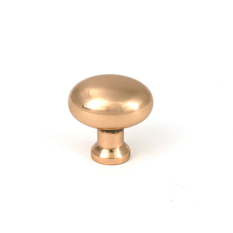 This is an image of From The Anvil - Polished Bronze Moore Cabinet Knob - 25mm available to order from T.H. Wiggans Ironmongery in Kendal.
