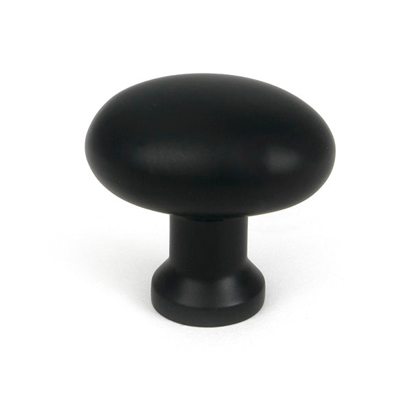 This is an image of From The Anvil - Matt Black Moore Cabinet Knob - 38mm available to order from T.H. Wiggans Ironmongery in Kendal.
