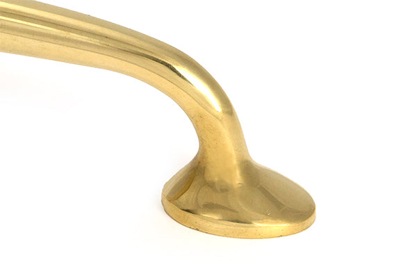 From The Anvil - Polished Brass Moore Pull Handle - Small