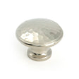 This is an image of From The Anvil - Polished Nickel Hammered Cabinet Knob - Large available to order from T.H. Wiggans Ironmongery in Kendal.