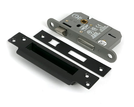This is an image of From The Anvil - Aged Bronze 2½" 5 Lever BS Sash Lock available to order from T.H. Wiggans Ironmongery in Kendal.