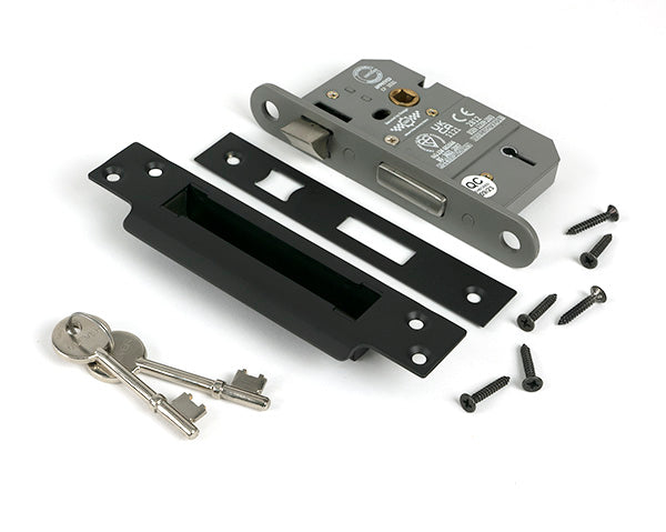 From The Anvil - Aged Bronze 2½" 5 Lever BS Sash Lock KA