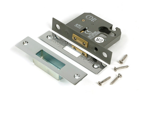 From The Anvil - Polished Chrome 2½" Euro Profile Dead Lock