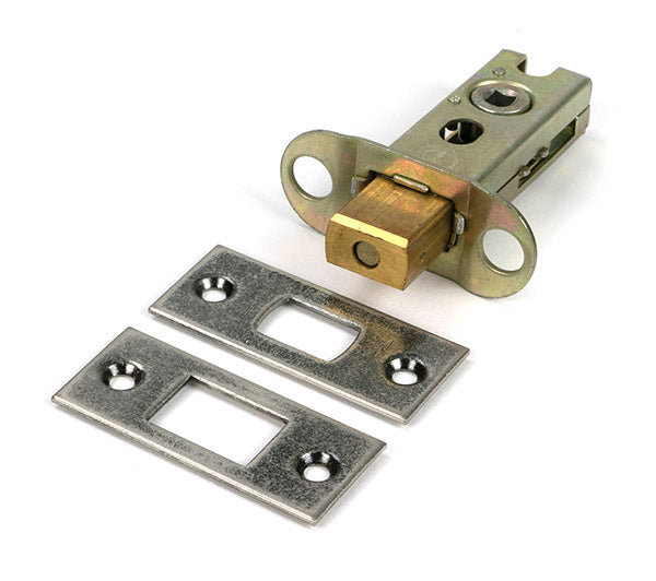 This is an image of From The Anvil - Pewter 2½" Heavy Duty Tubular Deadbolt available to order from T.H. Wiggans Ironmongery in Kendal.