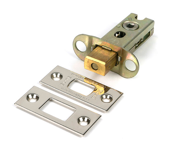 This is an image of From The Anvil - Polished Nickel 2½" Heavy Duty Tubular Deadbolt available to order from T.H. Wiggans Ironmongery in Kendal.