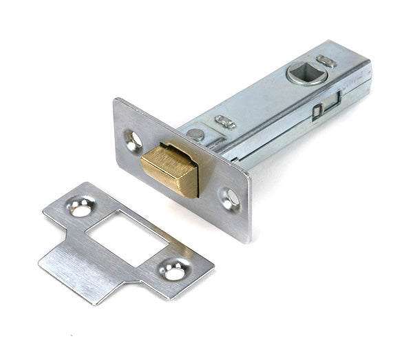 This is an image of From The Anvil - Satin Chrome 3" Tubular Mortice Latch available to order from T.H. Wiggans Ironmongery in Kendal.