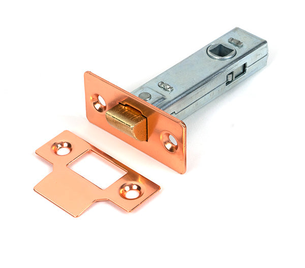 This is an image of From The Anvil - Polished Bronze 3" Tubular Mortice Latch available to order from T.H. Wiggans Ironmongery in Kendal.