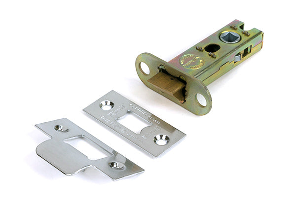This is an image of From The Anvil - Satin Chrome 3" Heavy Duty Latch available to order from T.H. Wiggans Ironmongery in Kendal.
