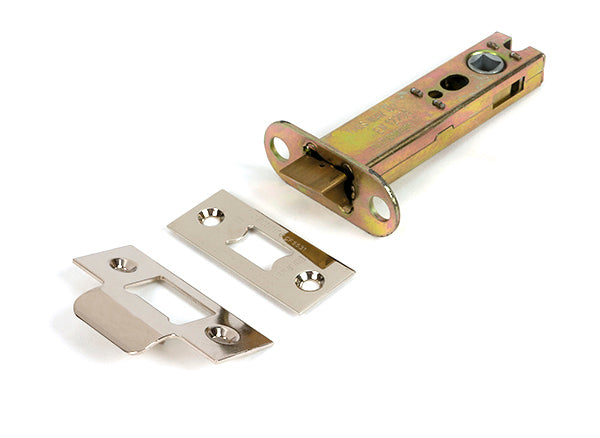 This is an image of From The Anvil - Polished Nickel 4" Heavy Duty Latch available to order from T.H. Wiggans Ironmongery in Kendal.