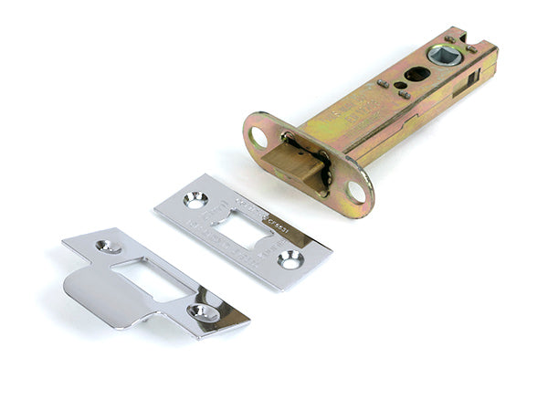 This is an image of From The Anvil - Polished Chrome 4" Heavy Duty Latch available to order from T.H. Wiggans Ironmongery in Kendal.