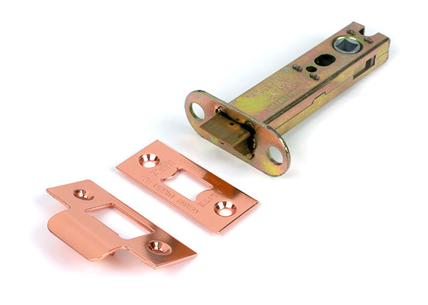 This is an image of From The Anvil - Polished Bronze 4" Heavy Duty Latch available to order from T.H. Wiggans Ironmongery in Kendal.