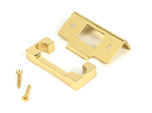 From The Anvil - Polished Brass ½" Rebate Kit for Heavy Duty Latch