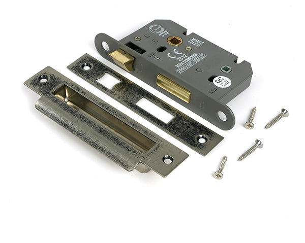 From The Anvil - Pewter 2½" Heavy Duty Bathroom Mortice Lock