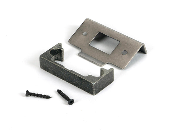 From The Anvil - Pewter ½" Rebate Kit for Tubular Mortice Latch
