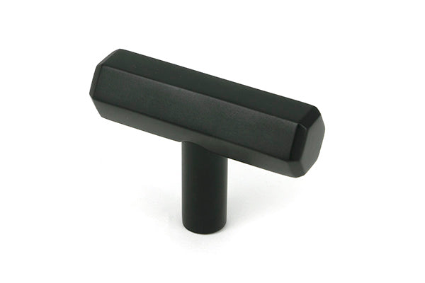 This is an image of From The Anvil - Aged Bronze Kahlo T-Bar available to order from T.H. Wiggans Ironmongery in Kendal.