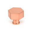 This is an image of From The Anvil - Polished Bronze Kahlo Cabinet Knob - 32mm available to order from T.H. Wiggans Ironmongery in Kendal.