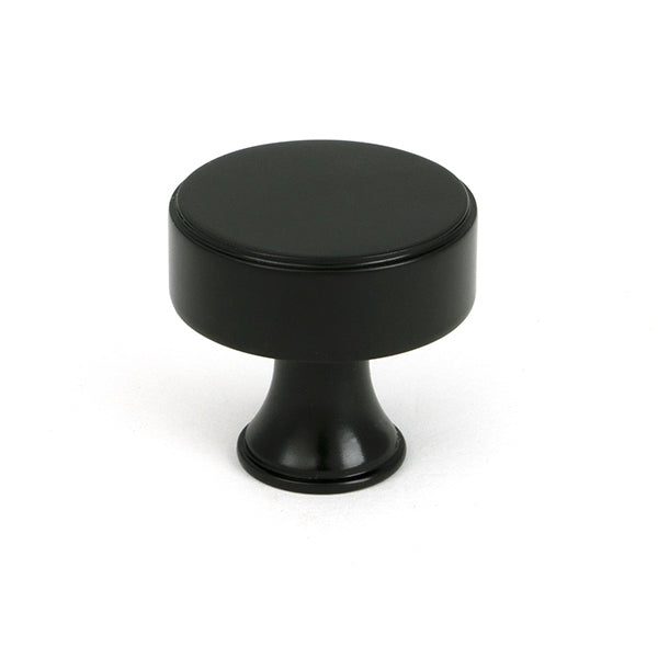 This is an image of From The Anvil - Aged Bronze Scully Cabinet Knob - 32mm available to order from T.H. Wiggans Ironmongery in Kendal.