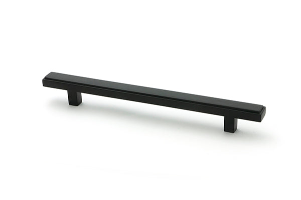 This is an image of From The Anvil - Aged Bronze Scully Pull Handle - Medium available to order from T.H. Wiggans Ironmongery in Kendal.