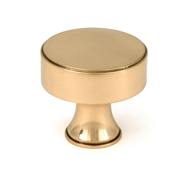 This is an image of From The Anvil - Polished Bronze Scully Cabinet Knob - 38mm available to order from T.H. Wiggans Ironmongery in Kendal.