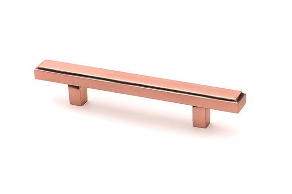 This is an image of From The Anvil - Polished Bronze Scully Pull Handle - Small available to order from T.H. Wiggans Ironmongery in Kendal.