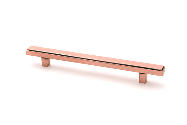 This is an image of From The Anvil - Polished Bronze Scully Pull Handle - Medium available to order from T.H. Wiggans Ironmongery in Kendal.