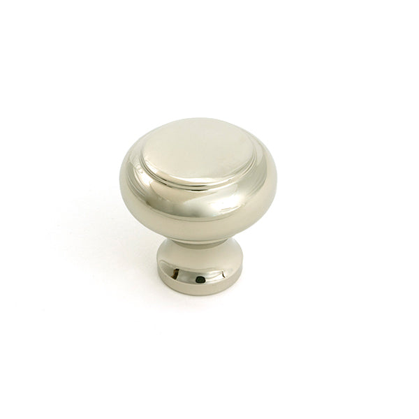 This is an image of From The Anvil - Polished Nickel Regency Cabinet Knob - Small available to order from T.H. Wiggans Ironmongery in Kendal.