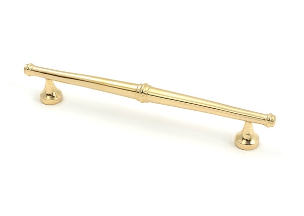 This is an image of From The Anvil - Polished Brass Regency Pull Handle - Medium available to order from T.H. Wiggans Ironmongery in Kendal.