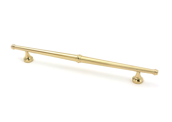 This is an image of From The Anvil - Polished Brass Regency Pull Handle - Large available to order from T.H. Wiggans Ironmongery in Kendal.