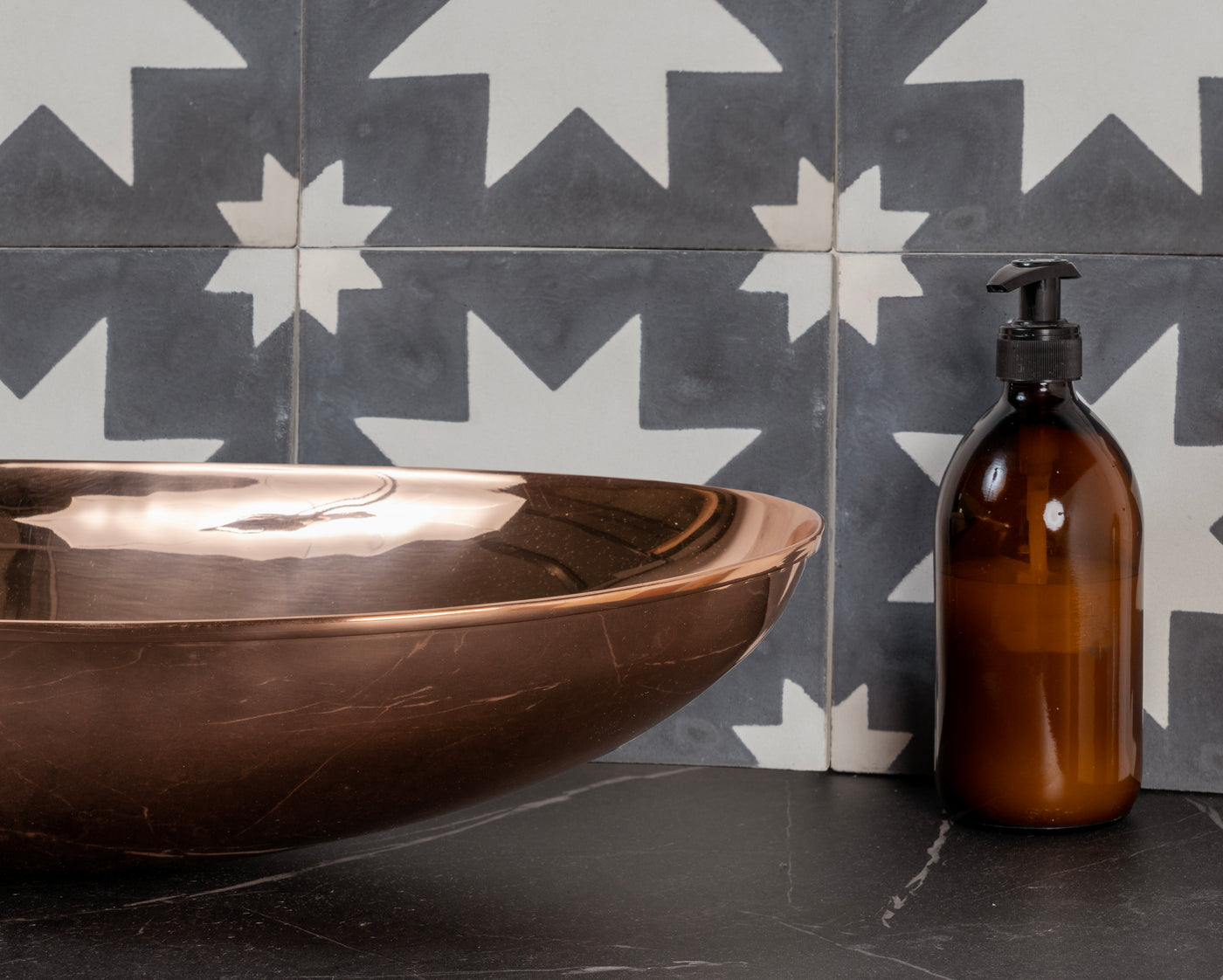 Image showing a smooth copper bowl made by From The Anvil, available to order from T.H Wiggans Ironmongery in Kendal