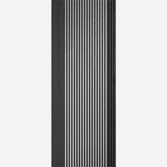 This is an image showing the LPD - Melbourne Glazed Pre-finished Ash Grey Doors Available to order from T.H. Wiggans Ironmongery in Kendal