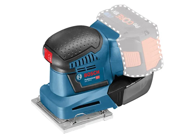 BOSCH - GSS 18V-10 Orbital Sander + L-BOXX 18V Bare Unit
