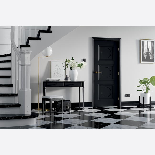 LPD - Antwerp 3P Primed Black Doors