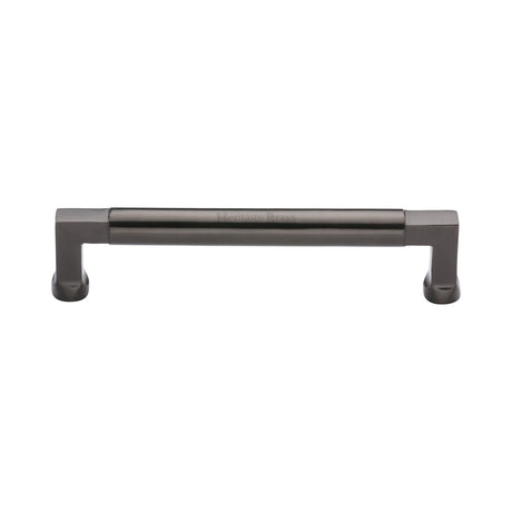 This is an image of a Heritage Brass - Cabinet Pull Bauhaus Design 152mm CTC Matt Bronze Finish, c0312-152-mb that is available to order from T.H Wiggans Ironmongery in Kendal.