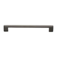 This is an image of a Heritage Brass - Cabinet Pull Metro Design 203mm CTC Matt Bronze Finish, c0337-203-mb that is available to order from T.H Wiggans Ironmongery in Kendal.