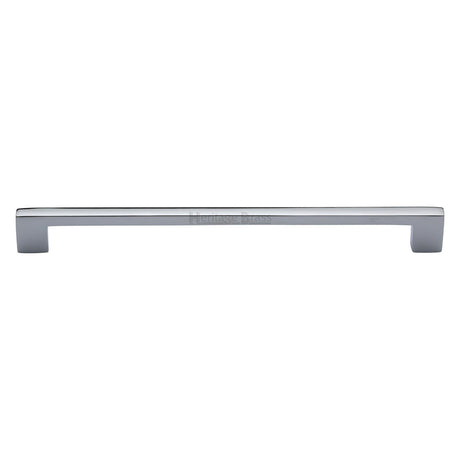 This is an image of a Heritage Brass - Cabinet Pull Metro Design 254mm Polished Chrome finish, c0337-254-pc that is available to order from T.H Wiggans Ironmongery in Kendal.